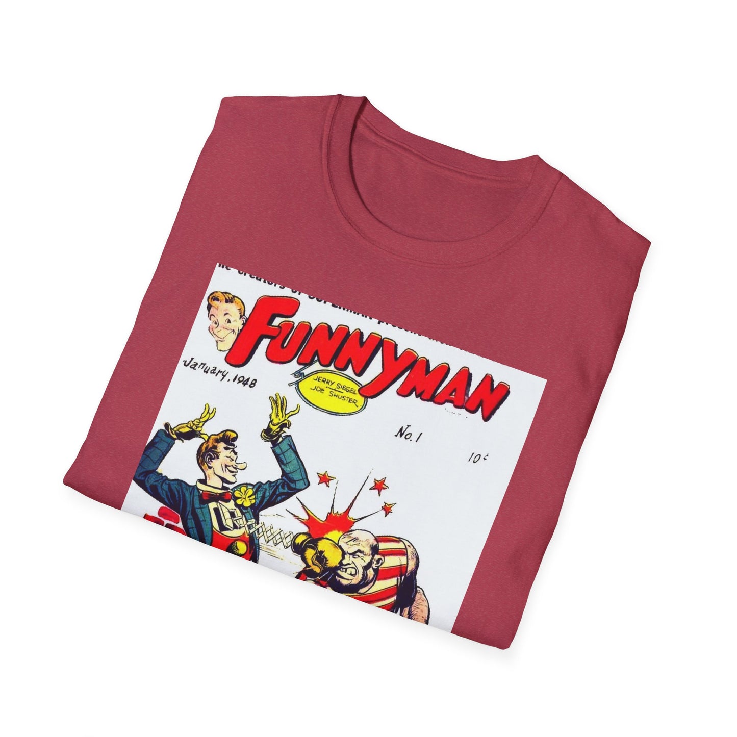 Vintage Comic Art Unisex Softstyle Tee