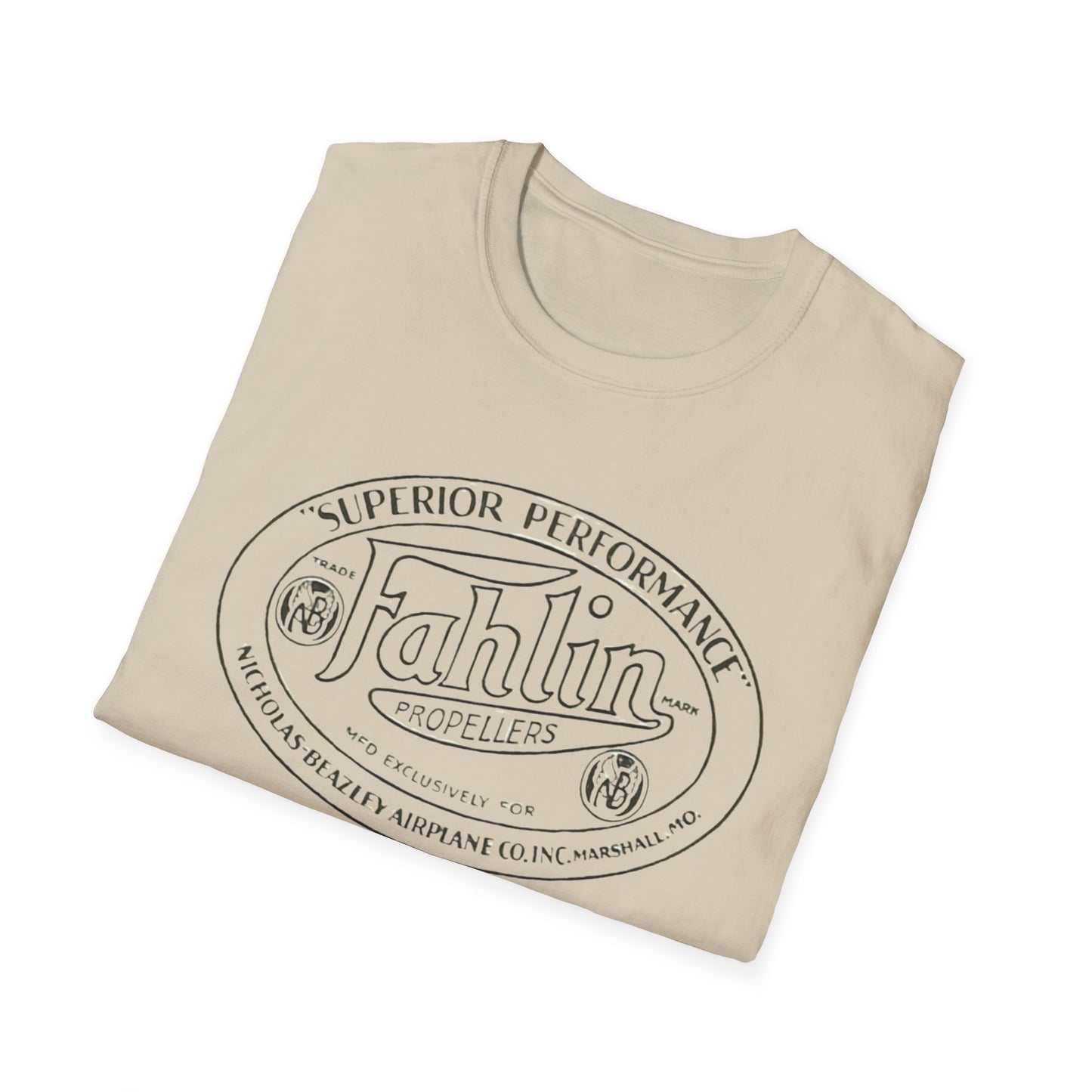 Cool Retro Fahlin Propellor T-Shirt: 100% Cotton, Vintage Vibes, Perfect For Your Weekend Adventures!