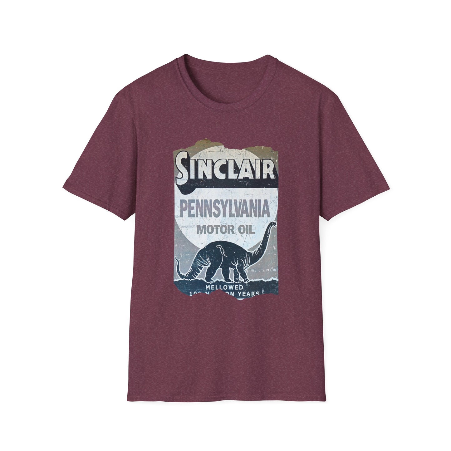 Retro Sinclair Oil Unisex Soft Cotton Tee - Old School Male 