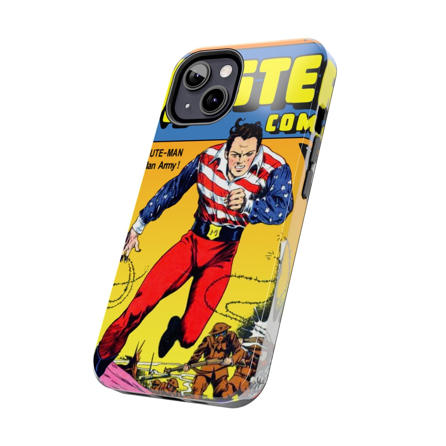 Vintage Comic Artwork Tough Phone Cases - Old School Male 