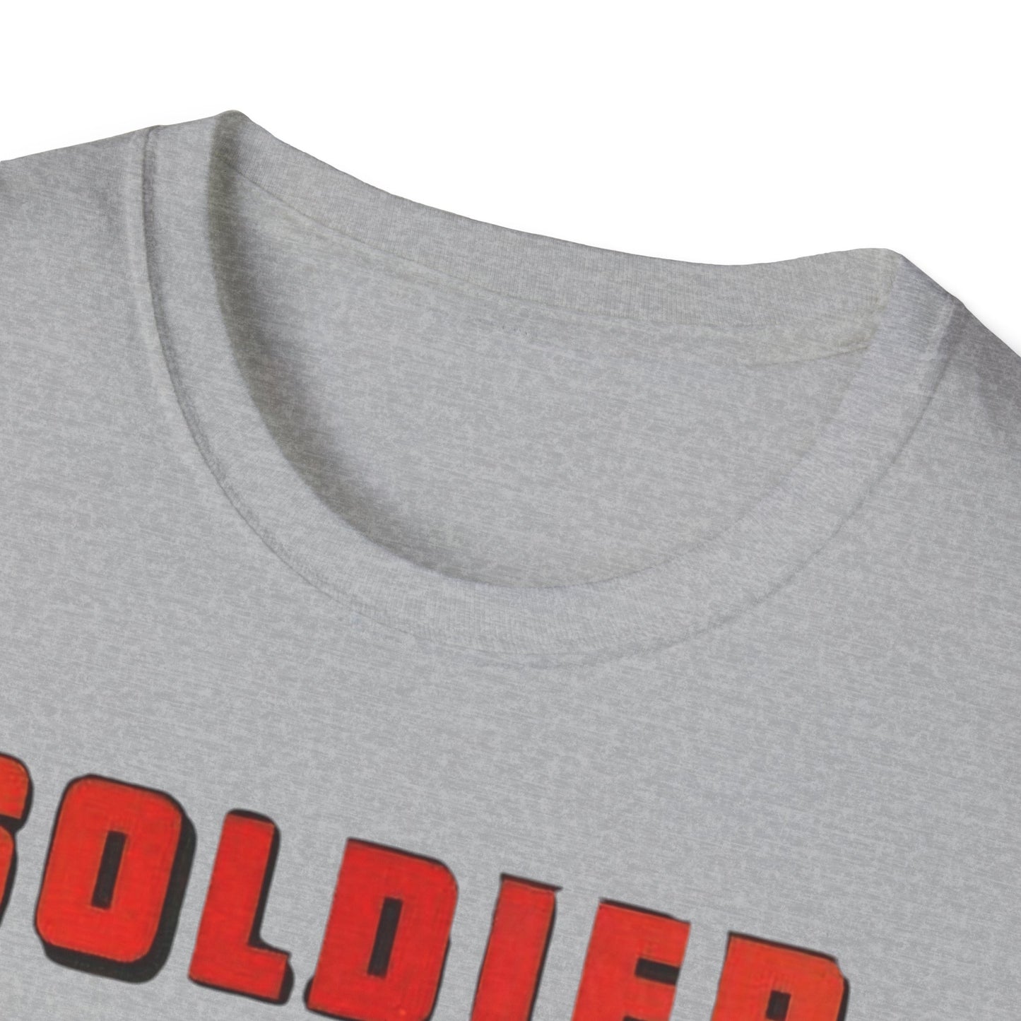 Vintage Retro Soldier Comics Graphic T-Shirt - 100% Cotton Classic Fit Tee