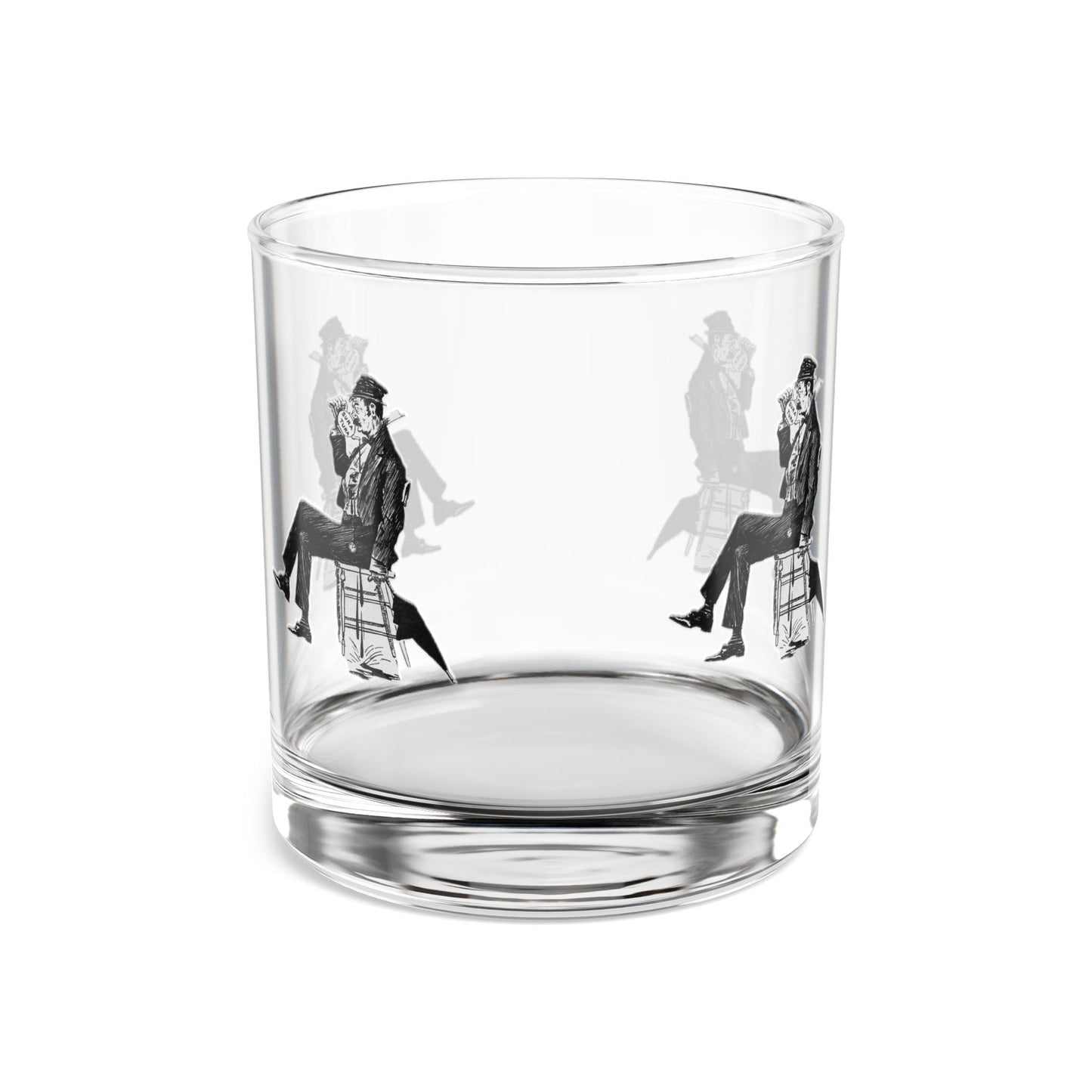 Classic Gentleman’s 10oz Rocks Glass - Vintage Style