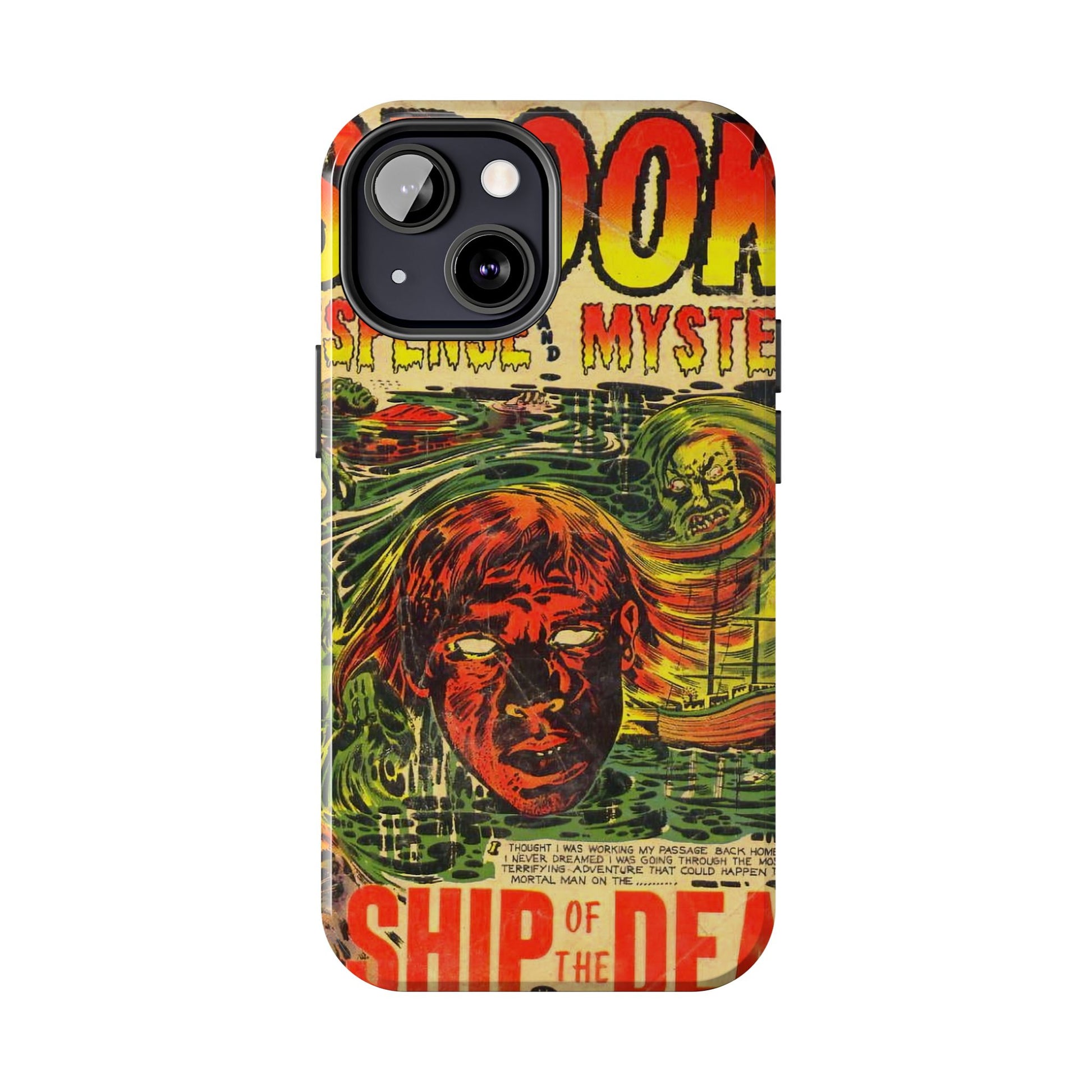 Vintage Horror Comic Phone Cover - Old School Male 