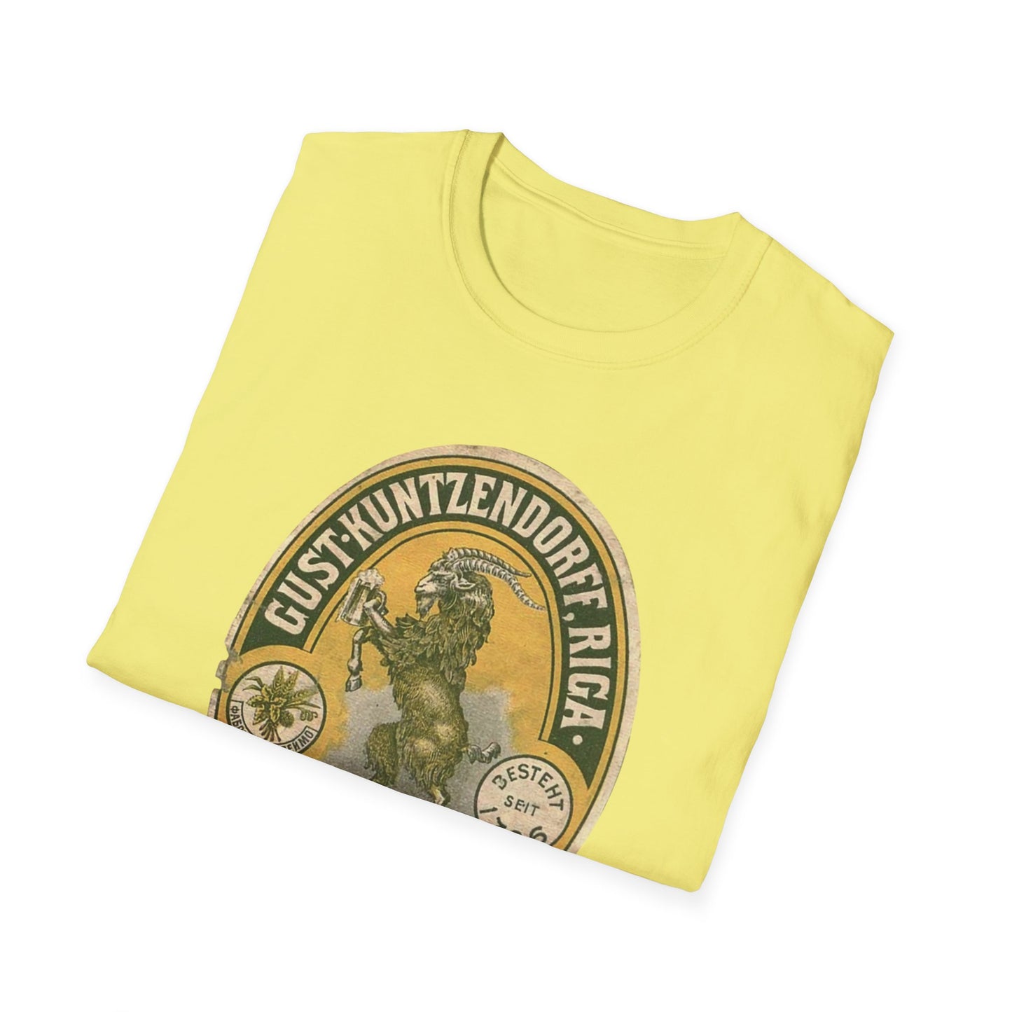 Sip in Style With This Vintage Bock Beer Unisex Softstyle Tee - Pure Cotton Comfort!