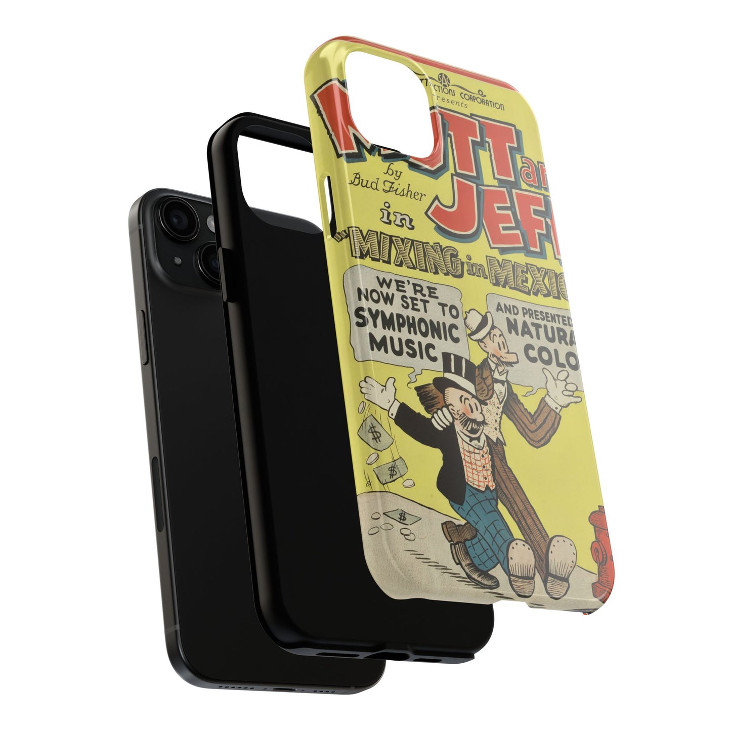 Durable Mutt and Jeff Phone Protection Cases