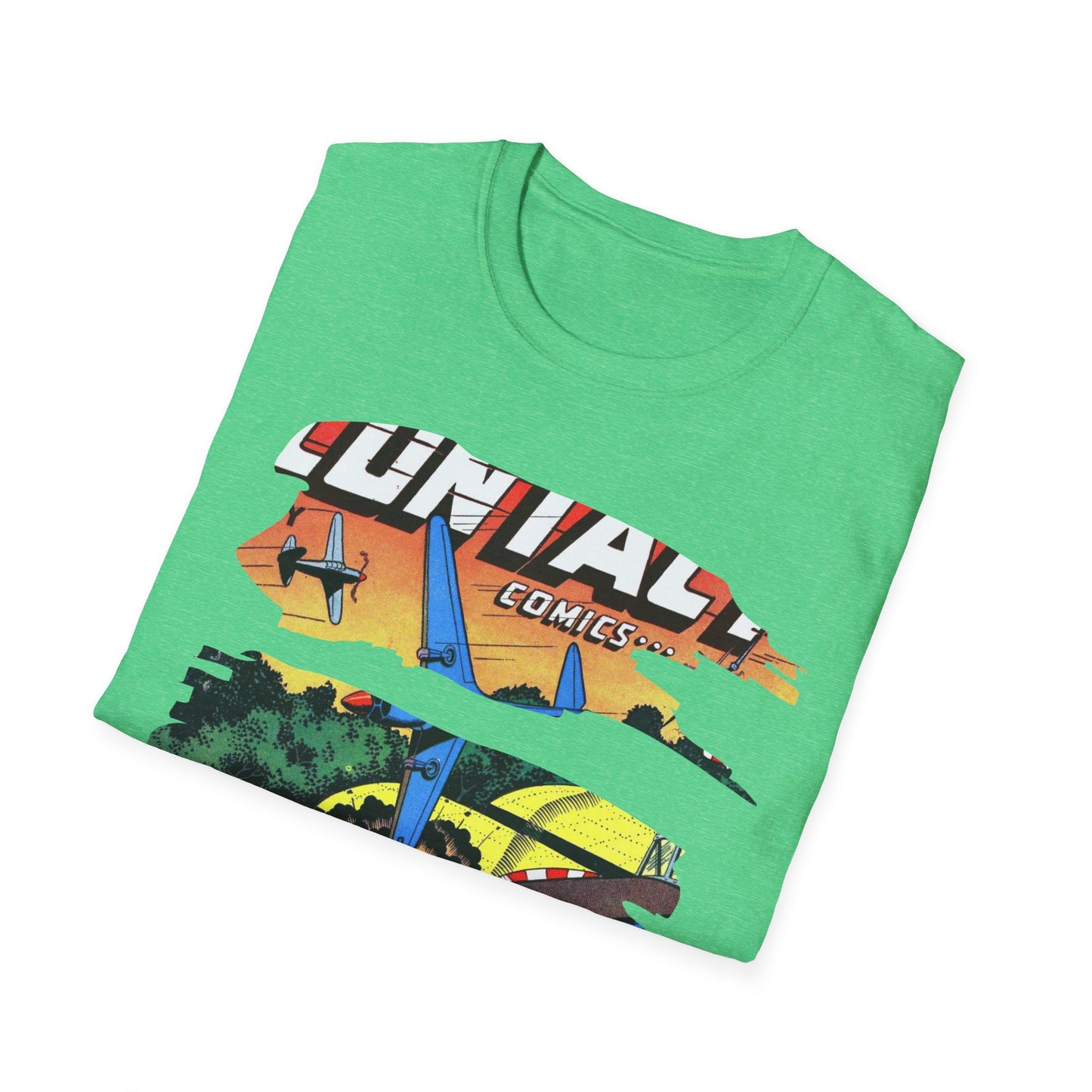 Vintage Comic Art Unisex Softstyle Tee