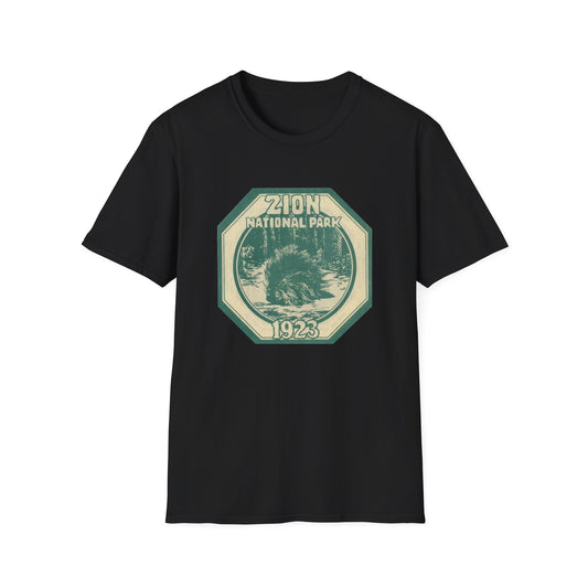 Rock Your Love For Nature With This Vintage Zion National Park Logo Tee - Hiking Essentials!