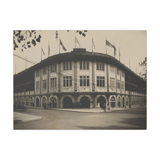 Retro Forbes Field Canvas Artwork