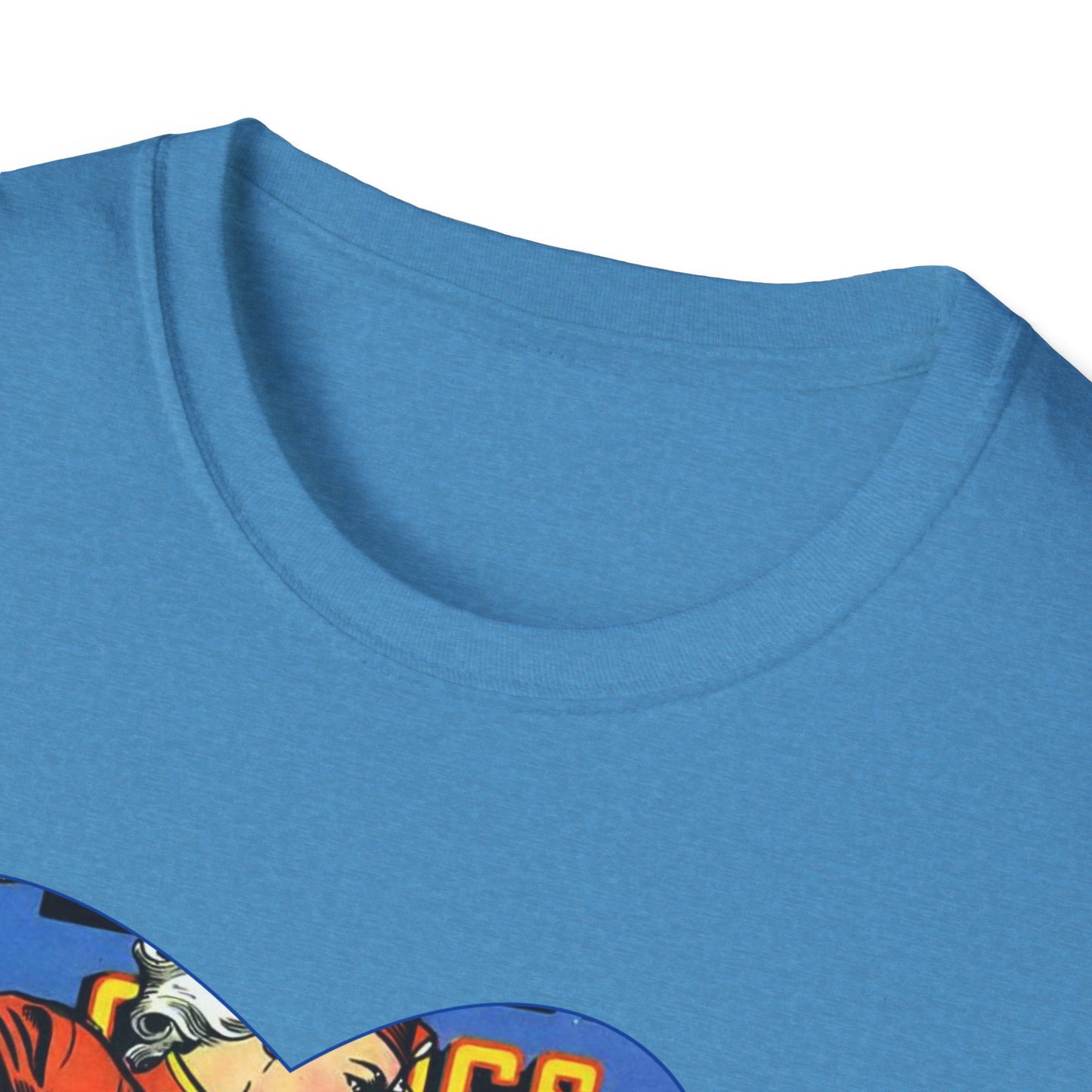 Vintage Comic Book Cover Unisex Softstyle Tee