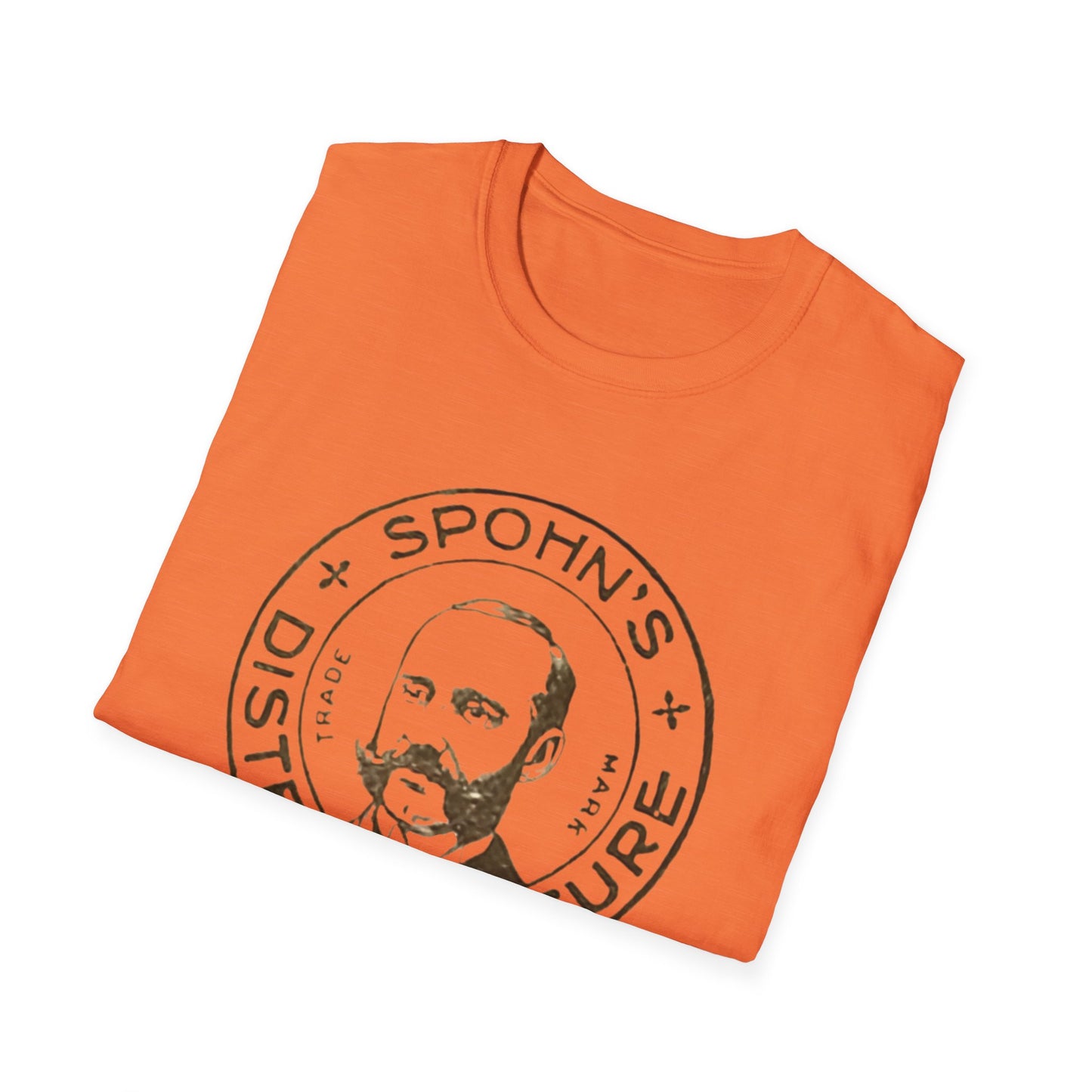 Retro Spohn's Distemper Cure Logo Unisex Soft Cotton Tee