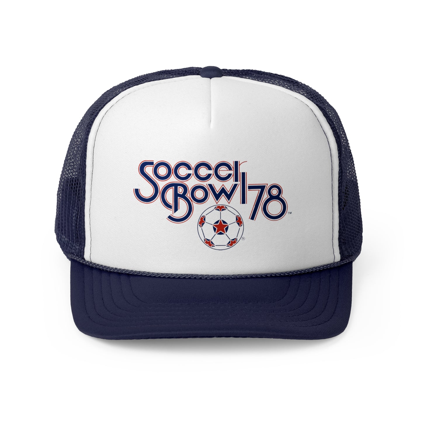 Retro Trucker Hat NASL Soccer Bowl 78 - Old School Male 